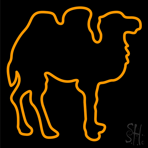Bactria Camel Neon Sign