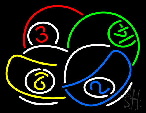 Ball Pool Room Billiards Neon Sign