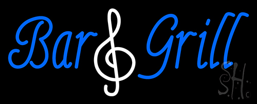 Bar Grill Neon Sign