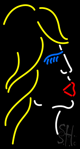 Blowing Kisses Neon Sign
