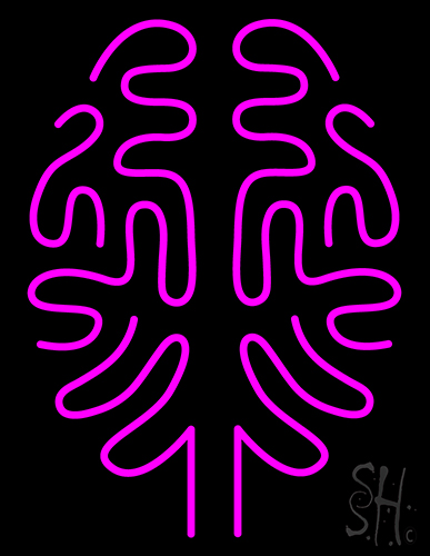Brain Neon Sign
