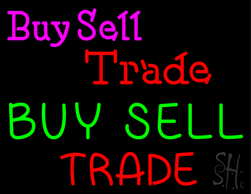 Buy Sell Trade Neon Sign