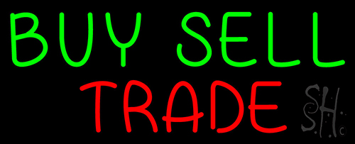 Buy Sell Trade Neon Sign