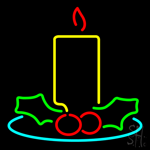 Candle Neon Sign