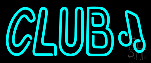 Club Music Neon Sign