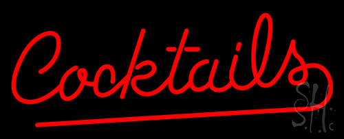 Cocktails Neon Sign