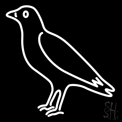 Crow Neon Sign