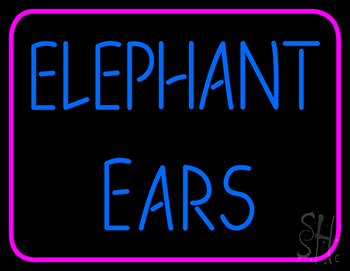 Elephant Ears Neon Sign