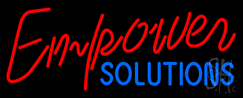 Empower Solutions Neon Sign