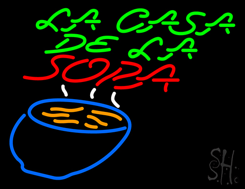 Fa Casa De Fa Sopa Neon Sign