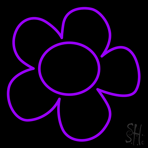 Flower Neon Sign