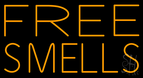 Free Smells Neon Sign