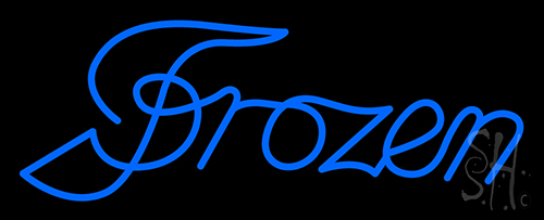 Frozen Neon Sign