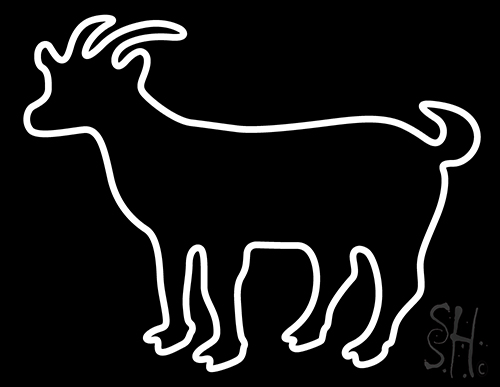 Goat Neon Sign