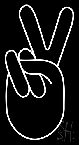 Hand Neon Sign