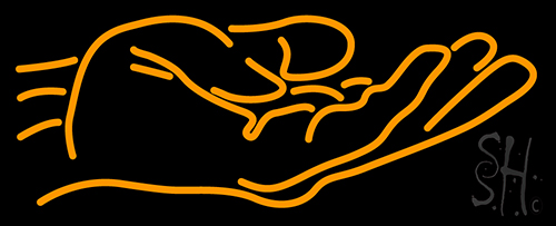 Hand Neon Sign