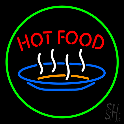 Hot Food Neon Sign