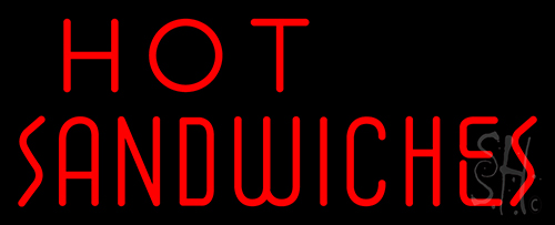 Hot Sandwiches Neon Sign