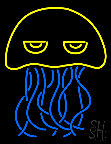 Jellyfish Neon Sign