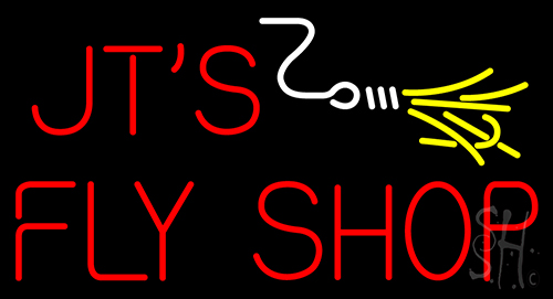 Jts Fly Shop Neon Sign