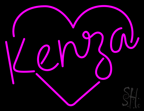 Kenra Heart Neon Sign