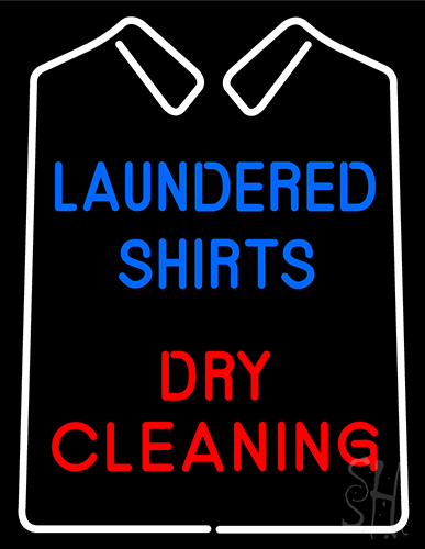 Laundered Shirts Neon Sign