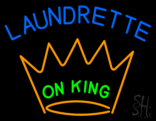 Launderette Neon Sign