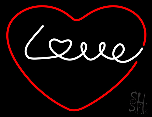 Love Heart Neon Sign