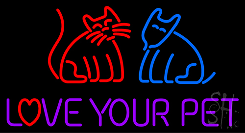 Love Your Pet Neon Sign