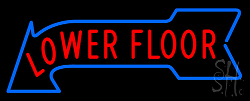 Lower Floor Neon Sign