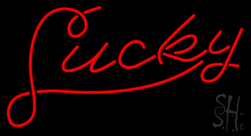 Lucky Neon Sign