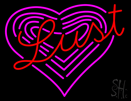 Lust Neon Sign