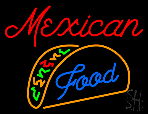 Mexican Food Neon Sign