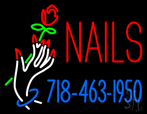 Nails Neon Sign