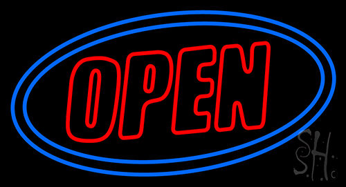 Open Neon Sign