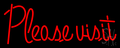 Placement Red Neon Sign