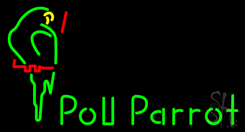 Pou Parrot Neon Sign