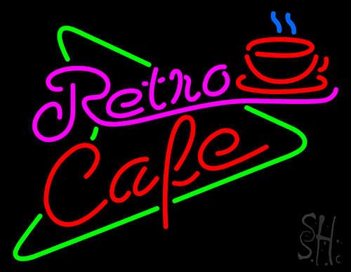 Retro Cafe Neon Sign