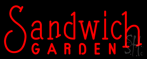 Sandwich Garden Neon Sign