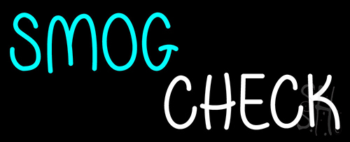 Smog Check Neon Sign