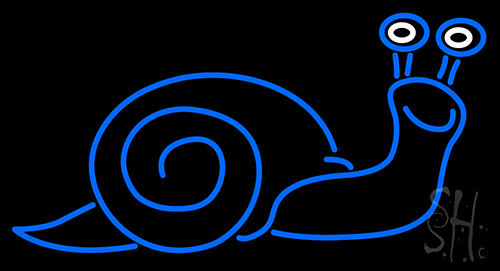 Snail Insects Neon Sign
