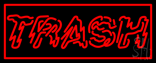 Trash Neon Sign