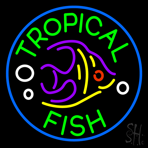 Tropical Fish Neon Sign