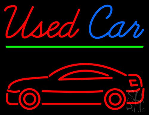 Used Car Neon Sign