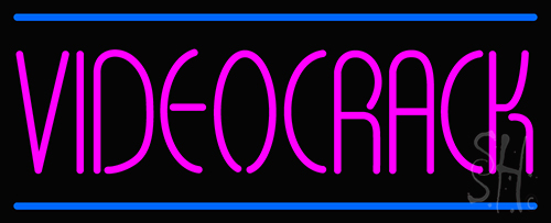 Video Crack Neon Sign