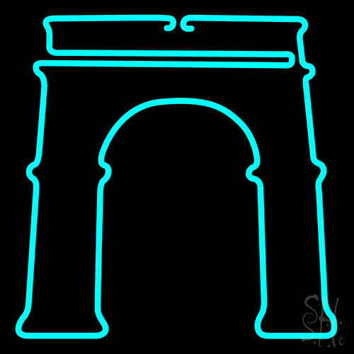 Washigton Square Monument Neon Sign