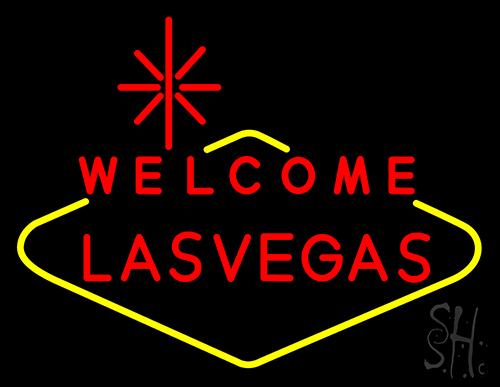 Welcome Lasvegas Neon Sign