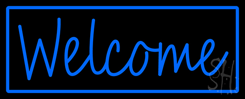 Welcome Neon Sign