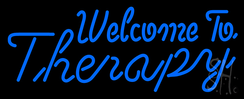 Welcome To Therapy Neon Sign