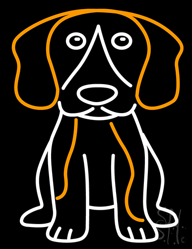 Beagle Dog Neon Sign